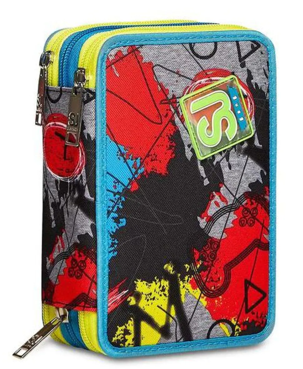 Cheap Sj Gang Astuccio scuola 3 zip SJ Glitzled Boy GlitzledBoy