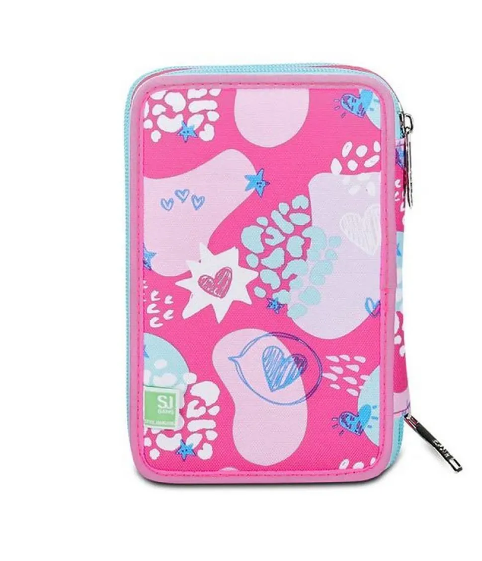 astuccio_scuola__zip_sj_pinkfur_6.webp Best Sale Sj Gang Astuccio scuola 3 zip SJ Pinkfur