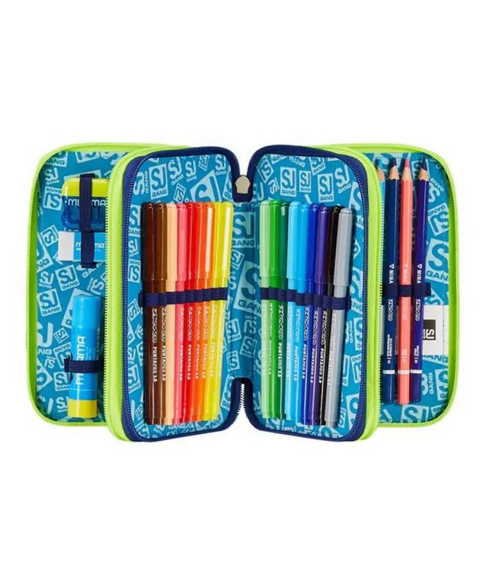 Flash Sale Sj Gang Astuccio scuola 3 zip SJ Sharkstory