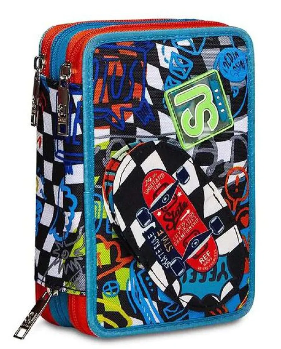 Cheap Sj Gang Astuccio scuola 3 zip SJ Trickflip Boy TrickflipBoy