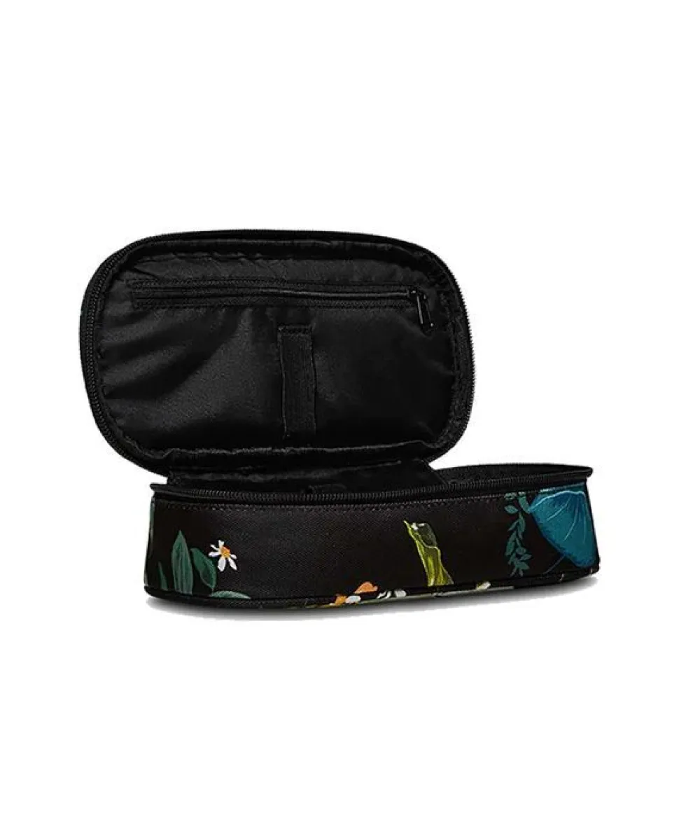 Shop Invicta Astuccio scuola Lip XL Fantasy Black Flowers BlackFlowers