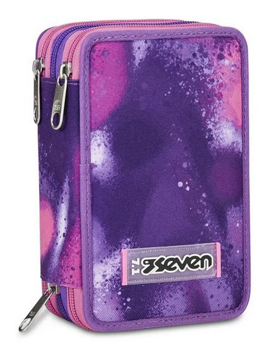 Flash Sale Seven Astuccio scuola 3 zip Bubble Street BubbleStreet