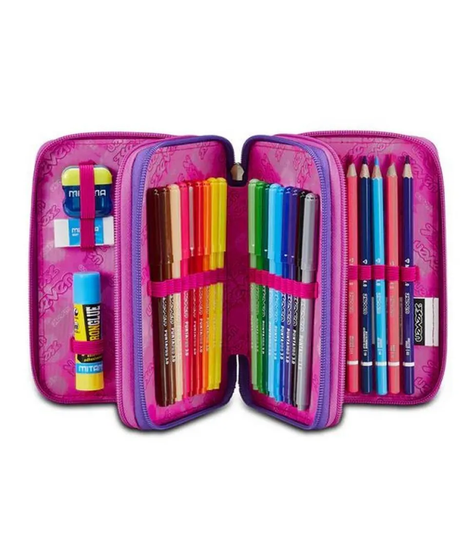 Flash Sale Seven Astuccio scuola 3 zip Bubble Street BubbleStreet
