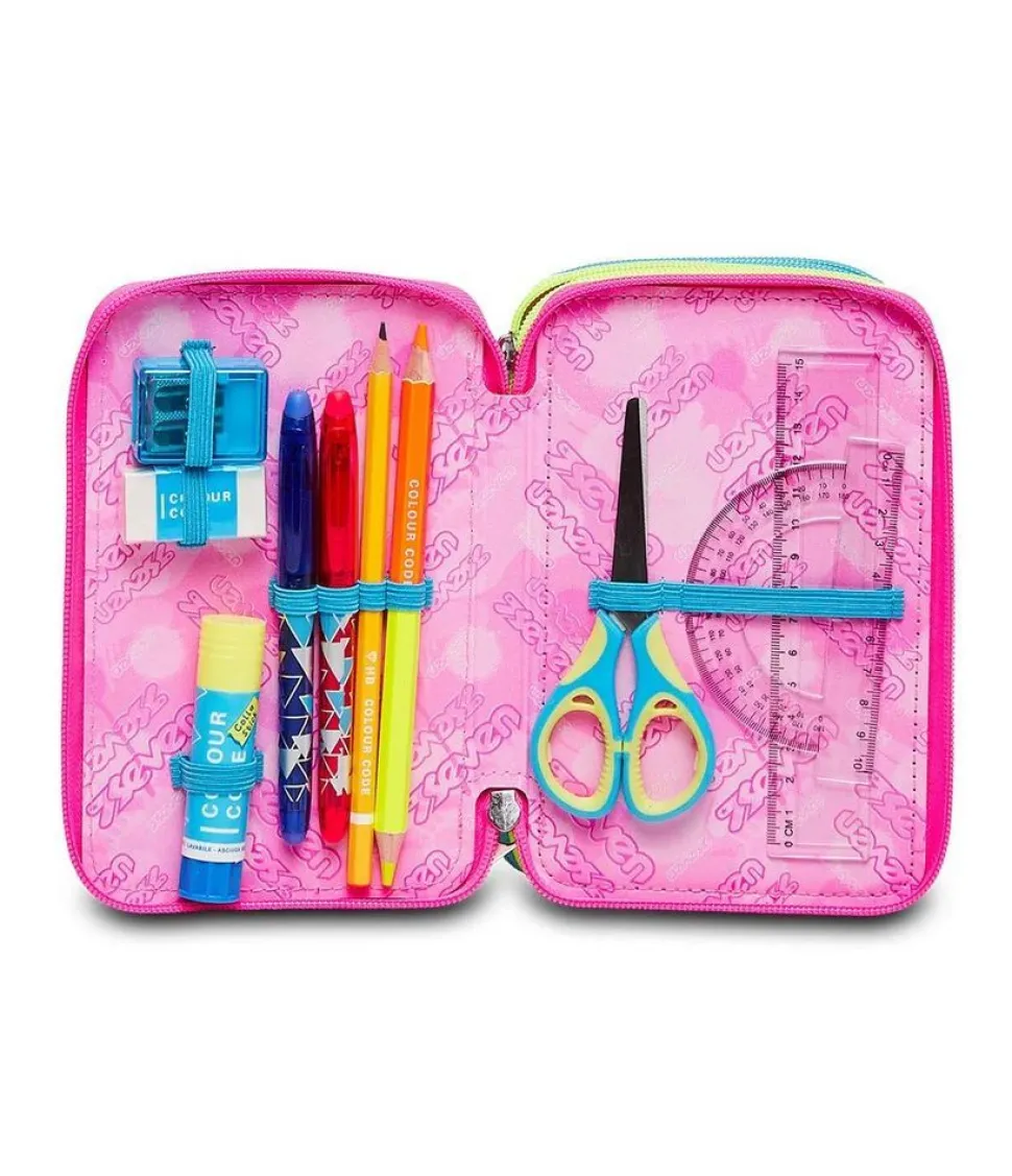 astuccio_scuola_seven__zip_colour_expression_2.webp Clearance Seven Astuccio scuola 3 zip Colour Expression ColourExpression