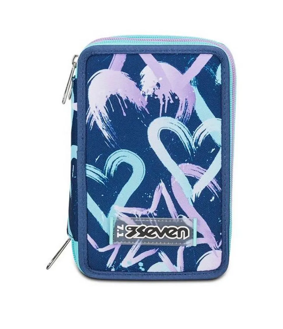 astuccio_scuola_seven__zip_crystal_purple_5.webp Outlet Seven Astuccio scuola 3 zip Crystal Purple CrystalPurple