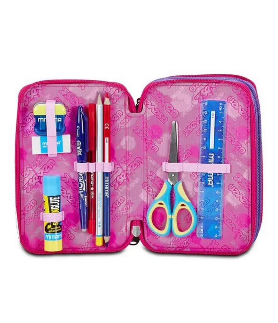 astuccio_scuola_seven__zip_draft_heart_2.webp Clearance Seven Astuccio scuola 3 zip Draft Heart DraftHeart