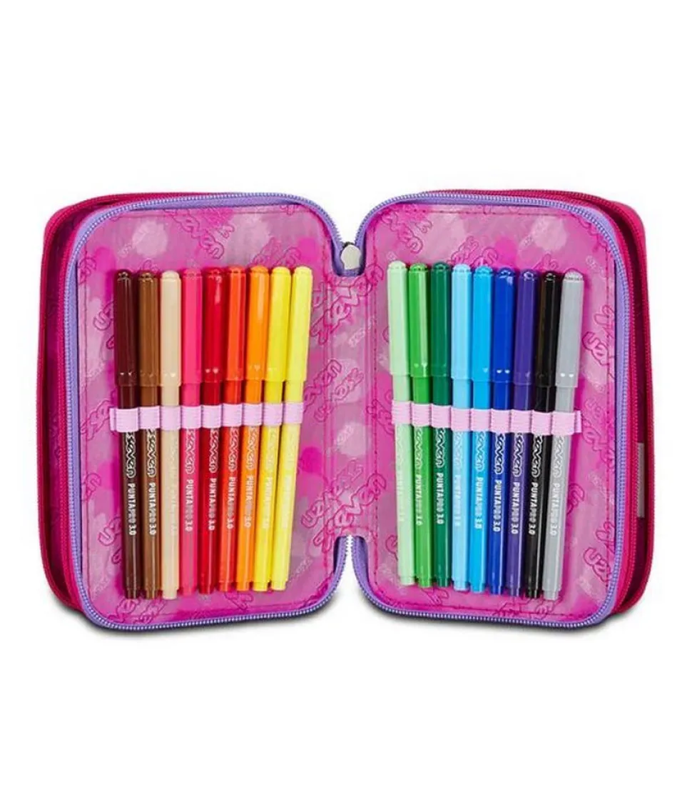 astuccio_scuola_seven__zip_draft_heart_3.webp Clearance Seven Astuccio scuola 3 zip Draft Heart DraftHeart