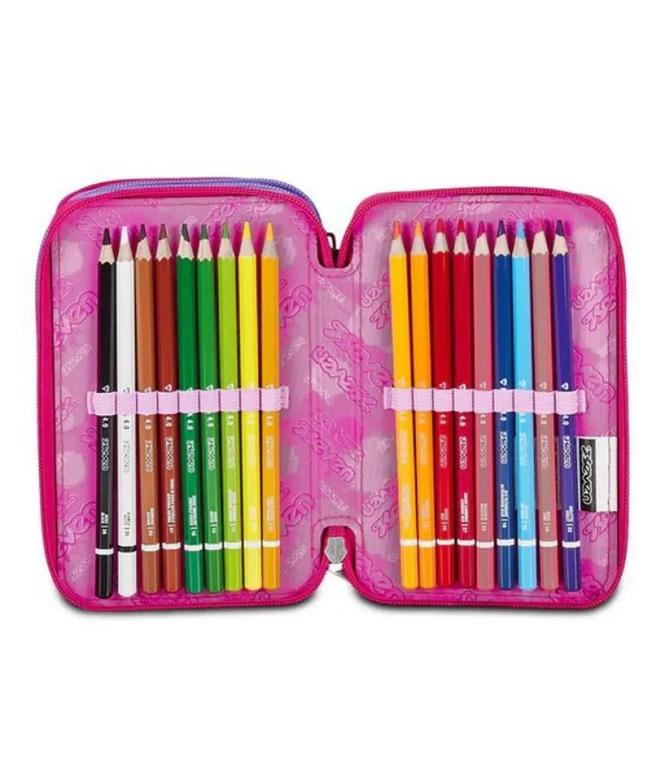 astuccio_scuola_seven__zip_draft_heart_4.webp Clearance Seven Astuccio scuola 3 zip Draft Heart DraftHeart