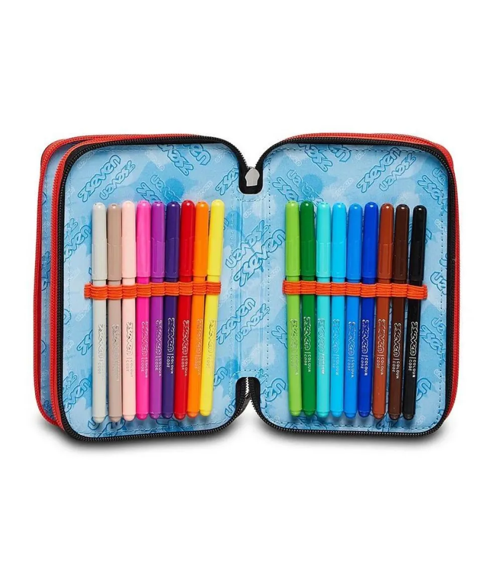 astuccio_scuola_seven__zip_fluo_stamp_3.webp Fashion Seven Astuccio scuola 3 zip Fluo Stamp FluoStamp
