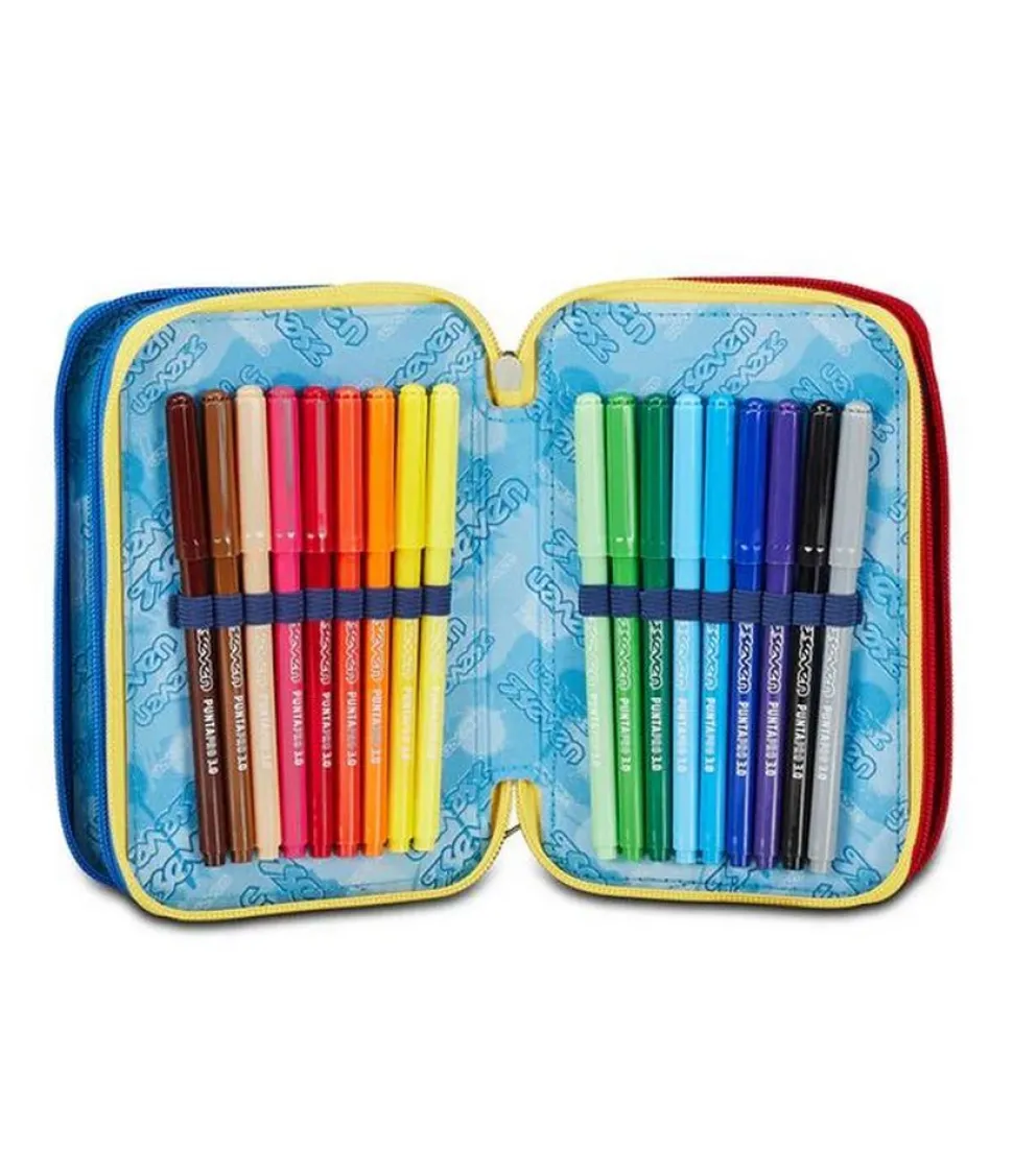 astuccio_scuola_seven__zip_mark_on_boy_3.webp Discount Seven Astuccio scuola 3 zip Mark On Boy MarkOnBoy