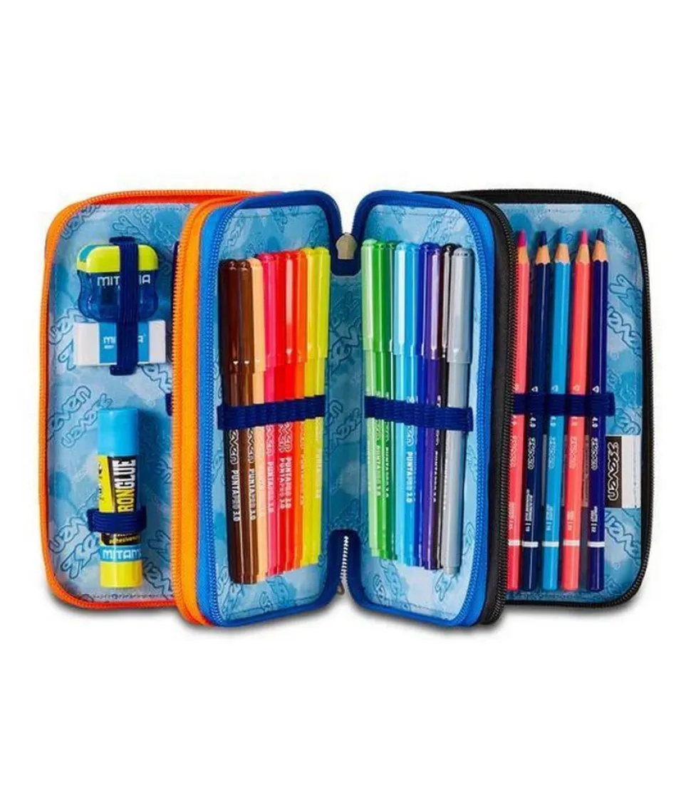 Flash Sale Seven Astuccio scuola 3 zip Shadefull Boy ShadefullBoy