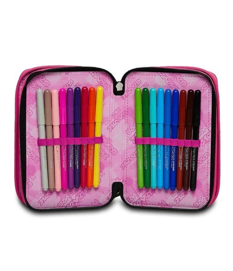astuccio_scuola_seven__zip_zipper_glamy_3.webp Shop Seven Astuccio scuola 3 zip Zipper Glamy ZipperGlamy
