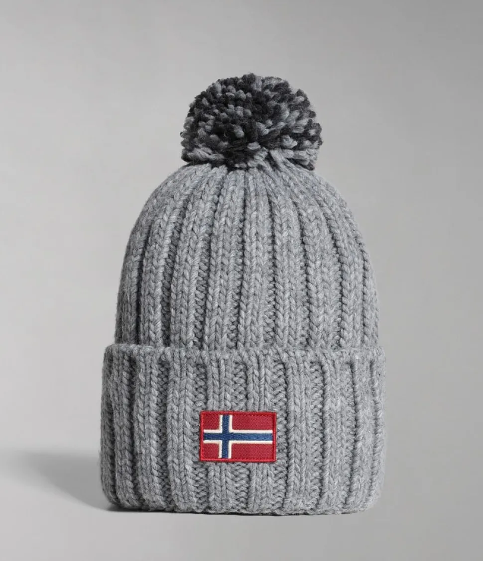 berretto_donna_napapijri_semiury_w_grigio_4.webp Discount Napapijri Berretto donna Semiury W Grigio