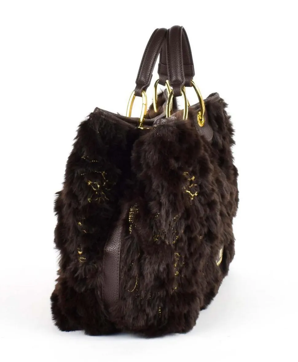 borsa_a_mano_braccialini_beth_fur_marrone_2.webp Clearance Braccialini Borsa a mano Beth Fur Marrone