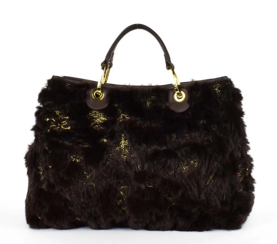 borsa_a_mano_braccialini_beth_fur_marrone_3.webp Clearance Braccialini Borsa a mano Beth Fur Marrone