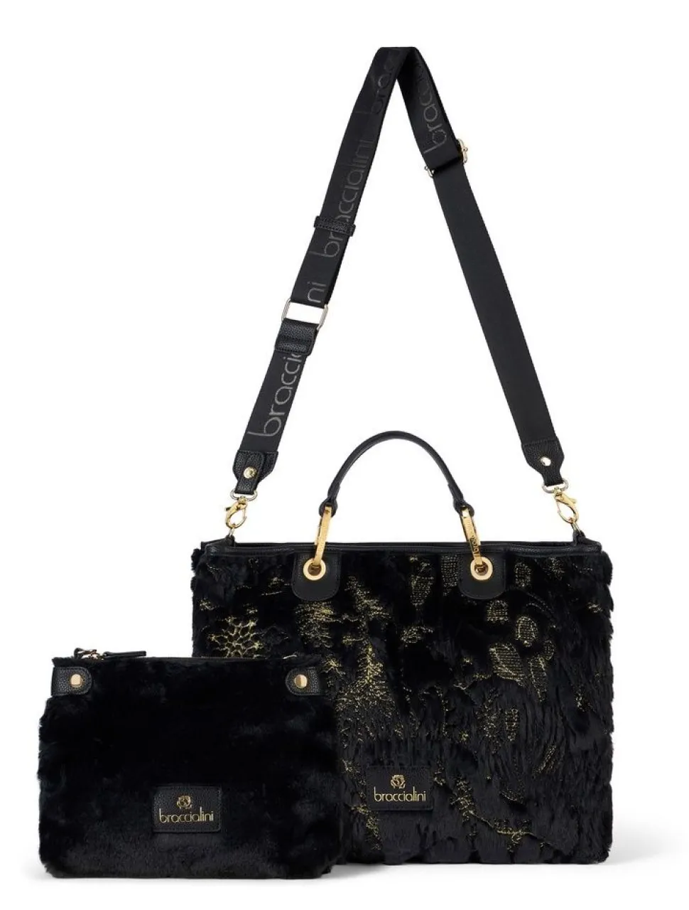 borsa_a_mano_braccialini_beth_fur_nera_2.webp Cheap Braccialini Borsa a mano Beth Fur Nera Nero