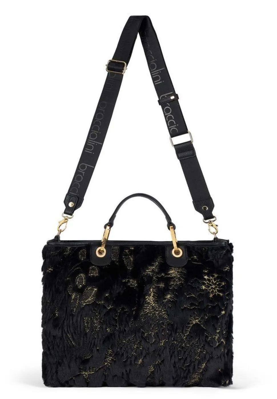 borsa_a_mano_braccialini_beth_fur_nera_4.webp Cheap Braccialini Borsa a mano Beth Fur Nera Nero