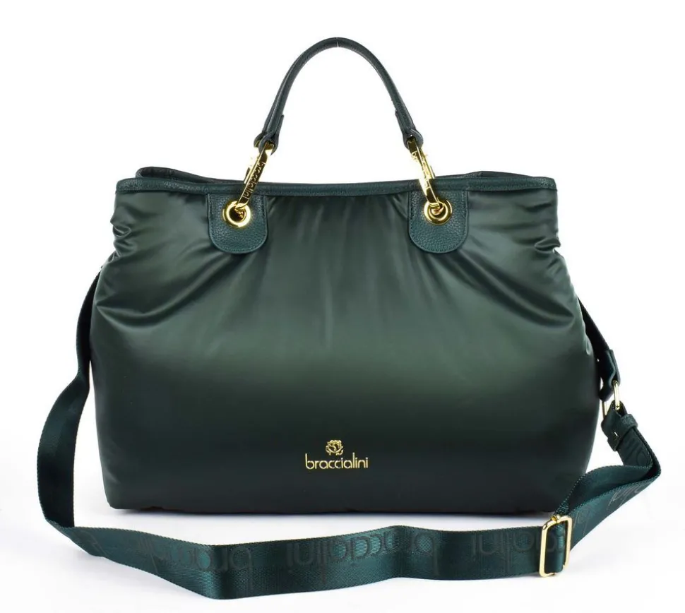 Cheap Braccialini Borsa a mano Beth Puffy Verde