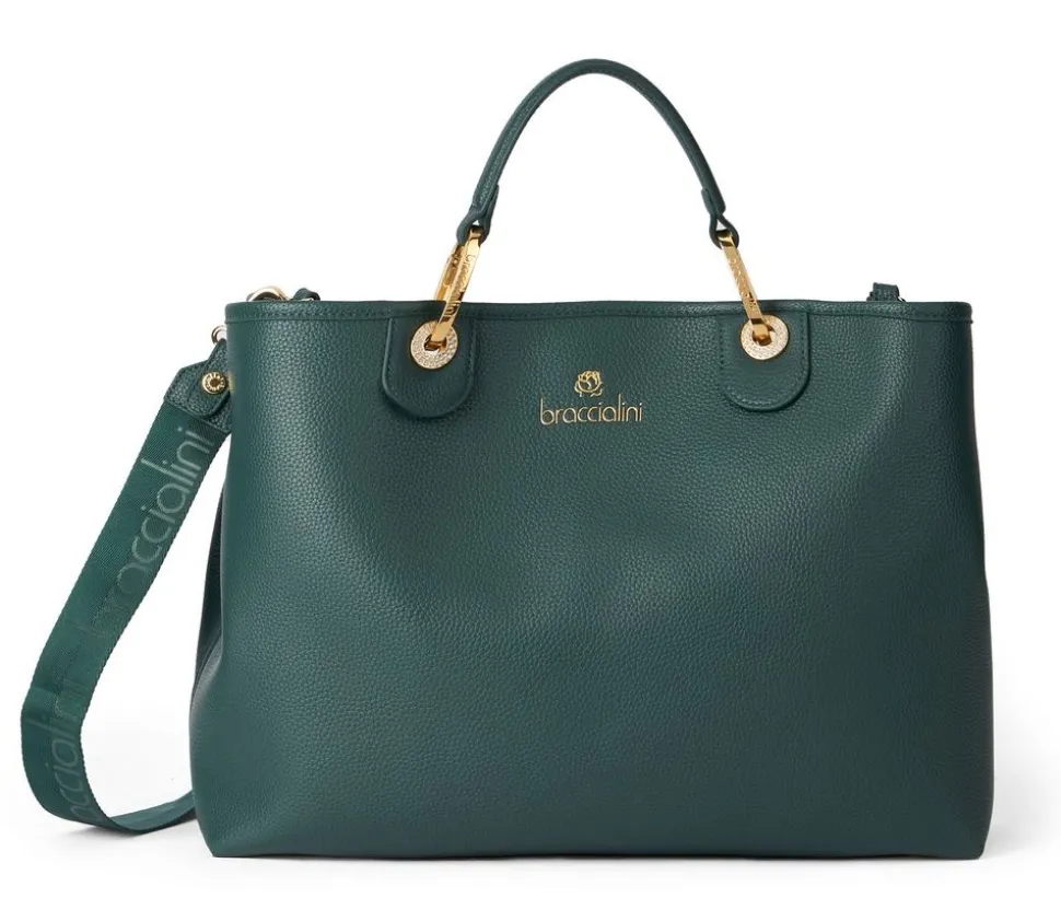 Outlet Braccialini Borsa a mano Beth Verde