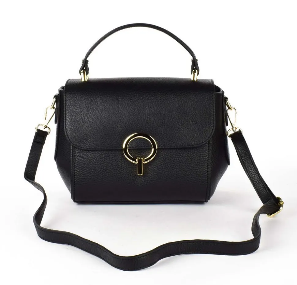 Outlet Pronto Moda Borsa a mano e tracolla 20163 Nero