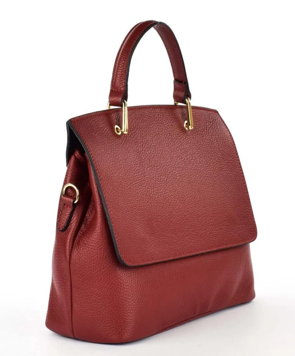 borsa_a_mano_e_tracolla__rosso_scuro_2.webp Discount Pronto Moda Borsa a mano e tracolla 20114 Rosso Scuro RossoScuro