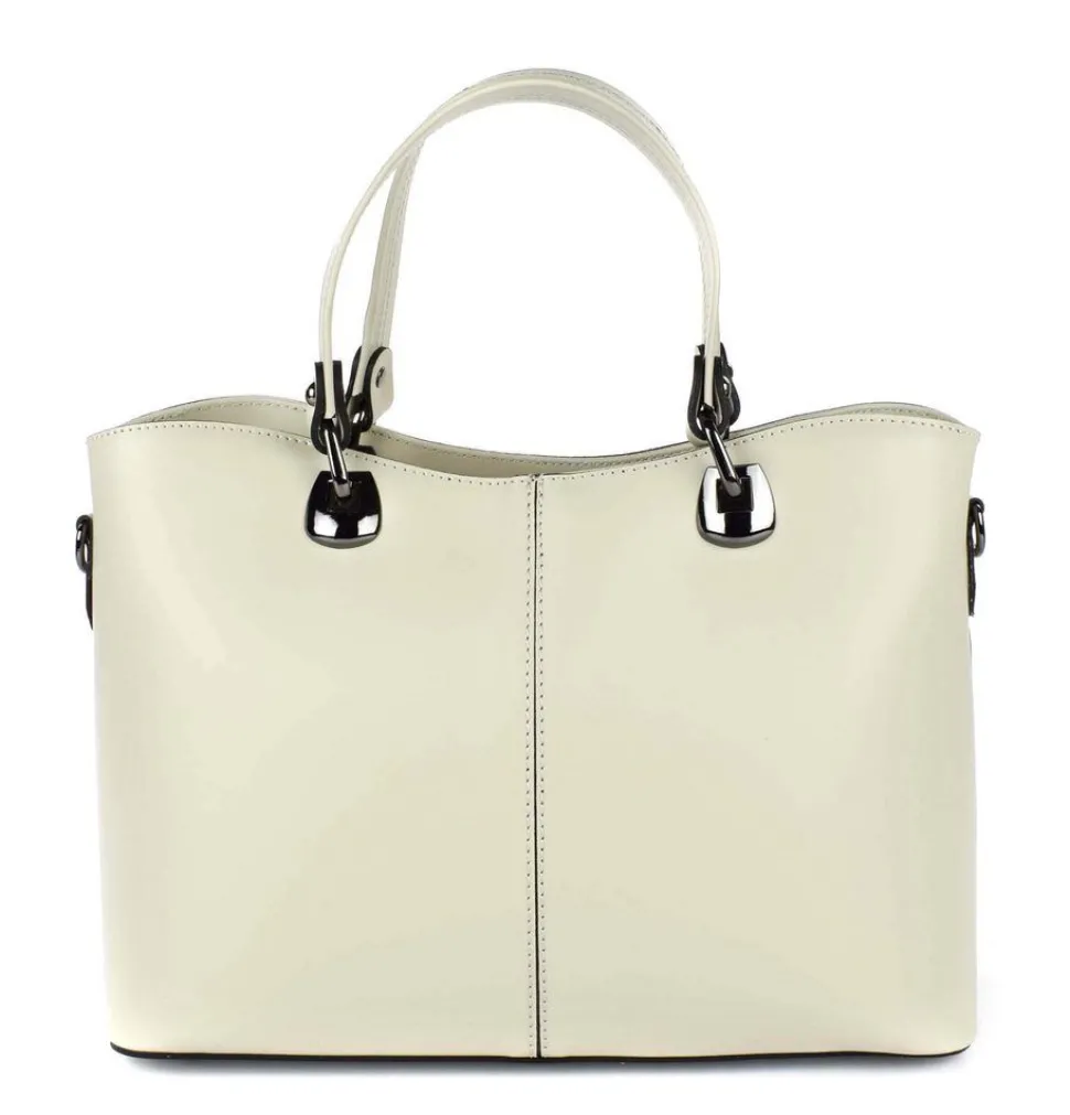 Clearance Pronto Moda Borsa a mano e tracolla BP02 Beige