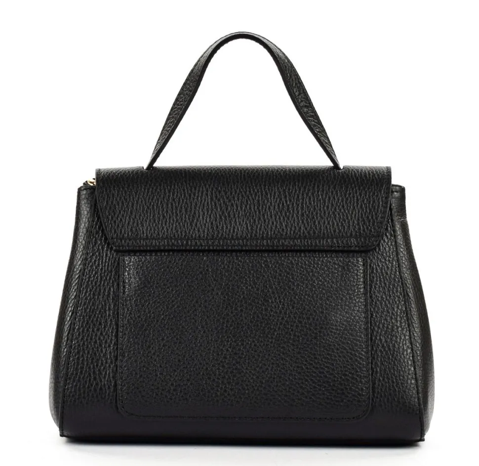 borsa_a_mano_e_tracolla_in_pelle__nero_4.webp Clearance Pronto Moda Borsa a mano e tracolla in pelle 20017 Nero