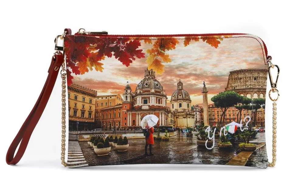 Discount Ynot Borsa a mano e tracolla ? 303 Rome Raining RomeRaining