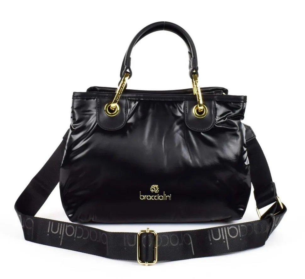 Best Sale Braccialini Borsa a mano piccola Beth Puffy Nero