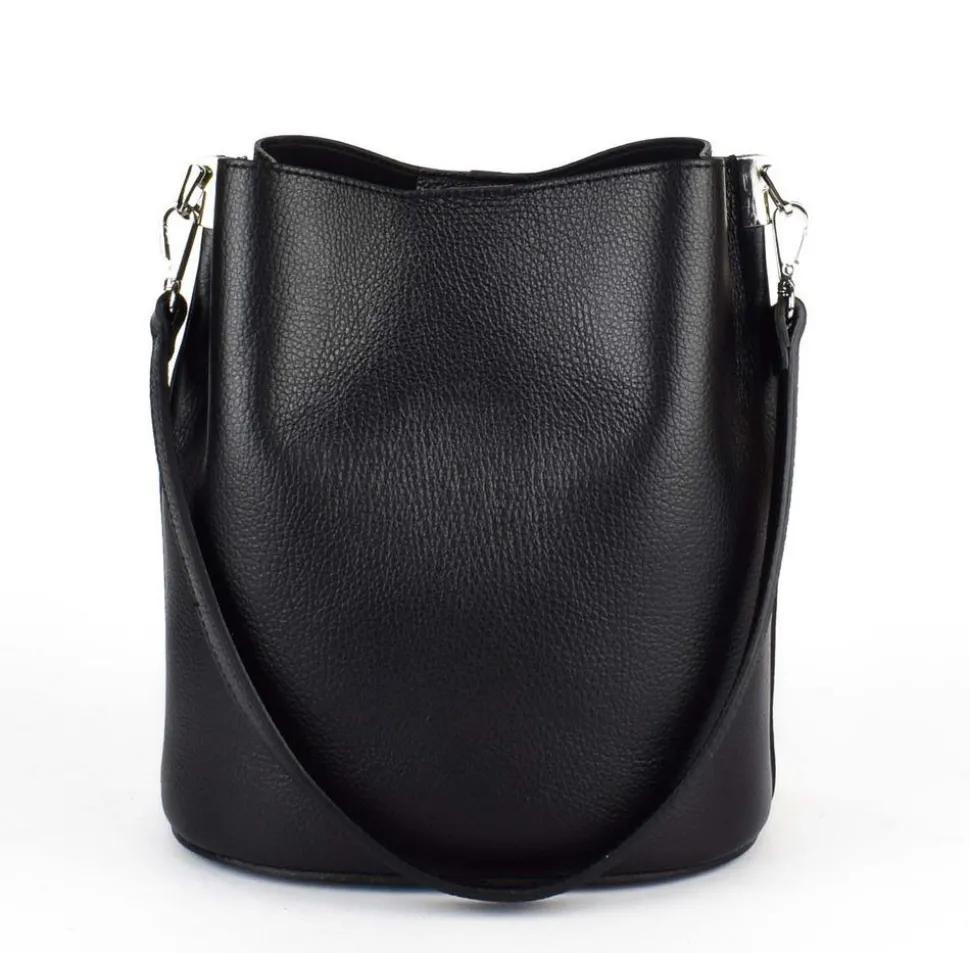 borsa_a_secchiello__nero_2.webp Fashion Pronto Moda Borsa a secchiello 20147 Nero