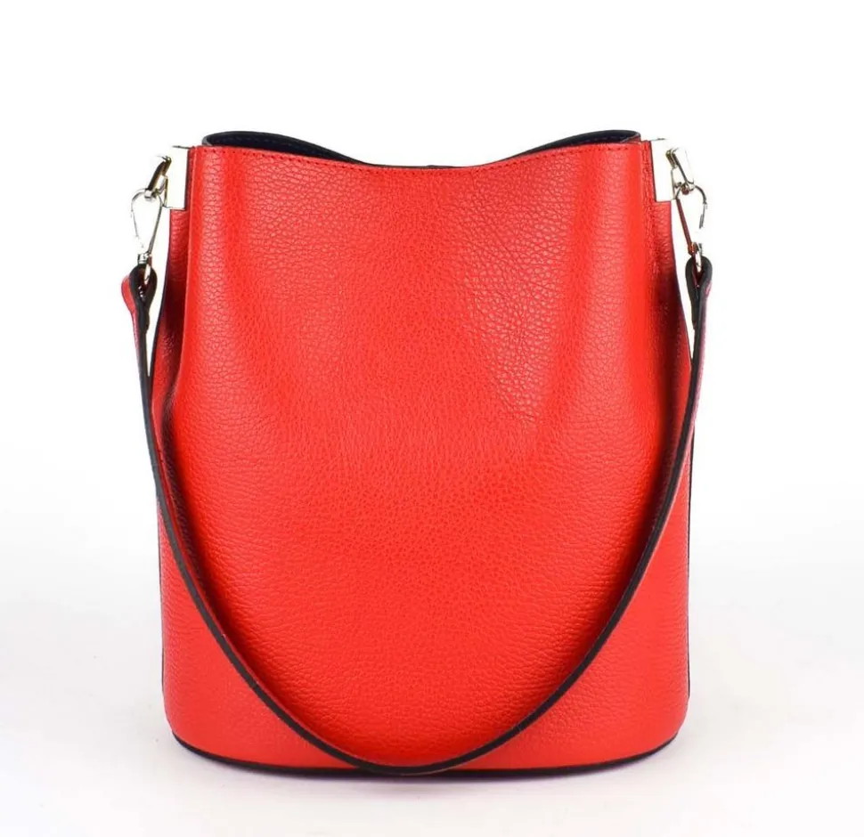 borsa_a_secchiello__rosso_3.webp Sale Pronto Moda Borsa a secchiello 20147 Rosso
