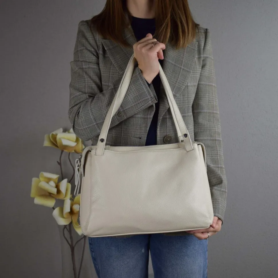 borsa_a_spalla__beige_3.webp Best Sale Pronto Moda Borsa a spalla 20099 Beige