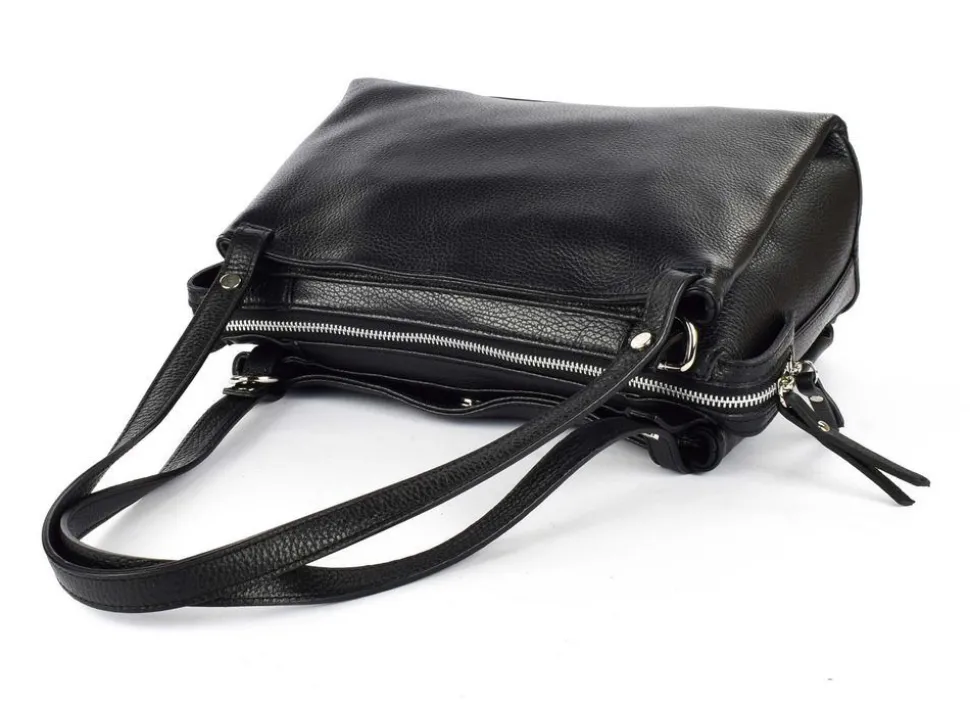 borsa_a_spalla__nera_3.webp Best Sale Pronto Moda Borsa a spalla 20099 Nera Nero