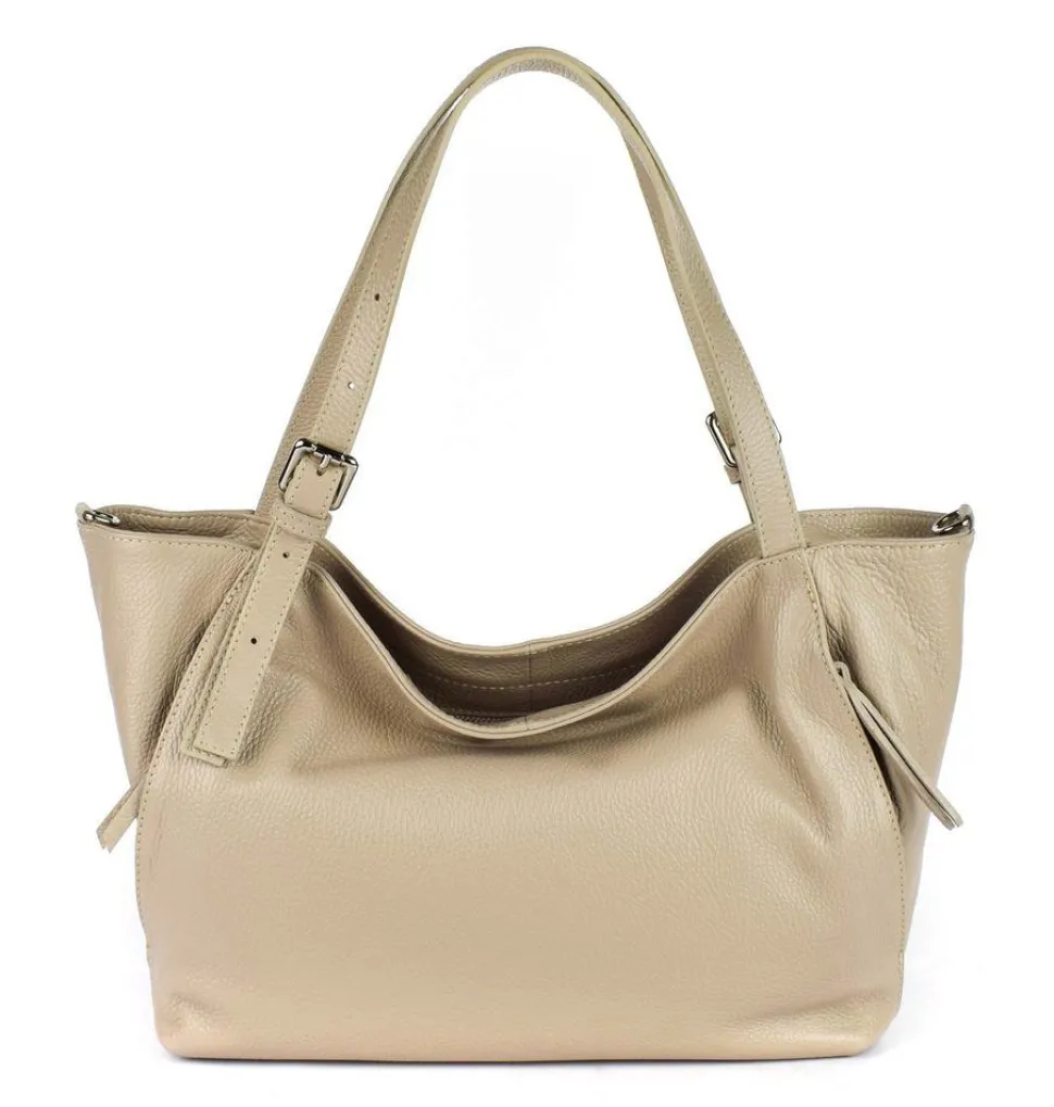 New Pronto Moda Borsa a spalla e tracolla 20172 Beige