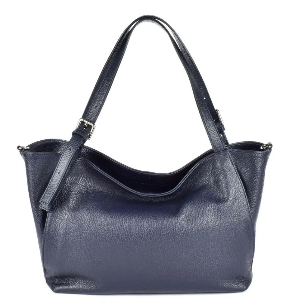 New Pronto Moda Borsa a spalla e tracolla 20172 Blu