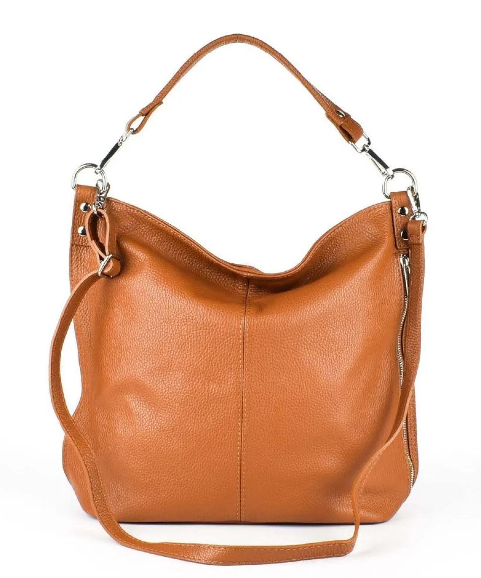 New Pronto Moda Borsa a spalla e tracolla 20137 Cuoio