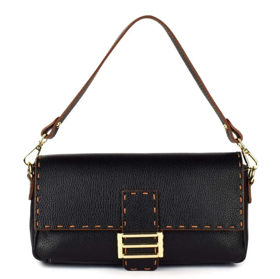 Shop Pronto Moda Borsa a spalla e tracolla 20122 Nero