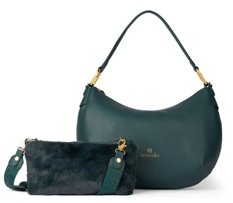 Cheap Braccialini Borsa a spalla e tracolla Beth Verde