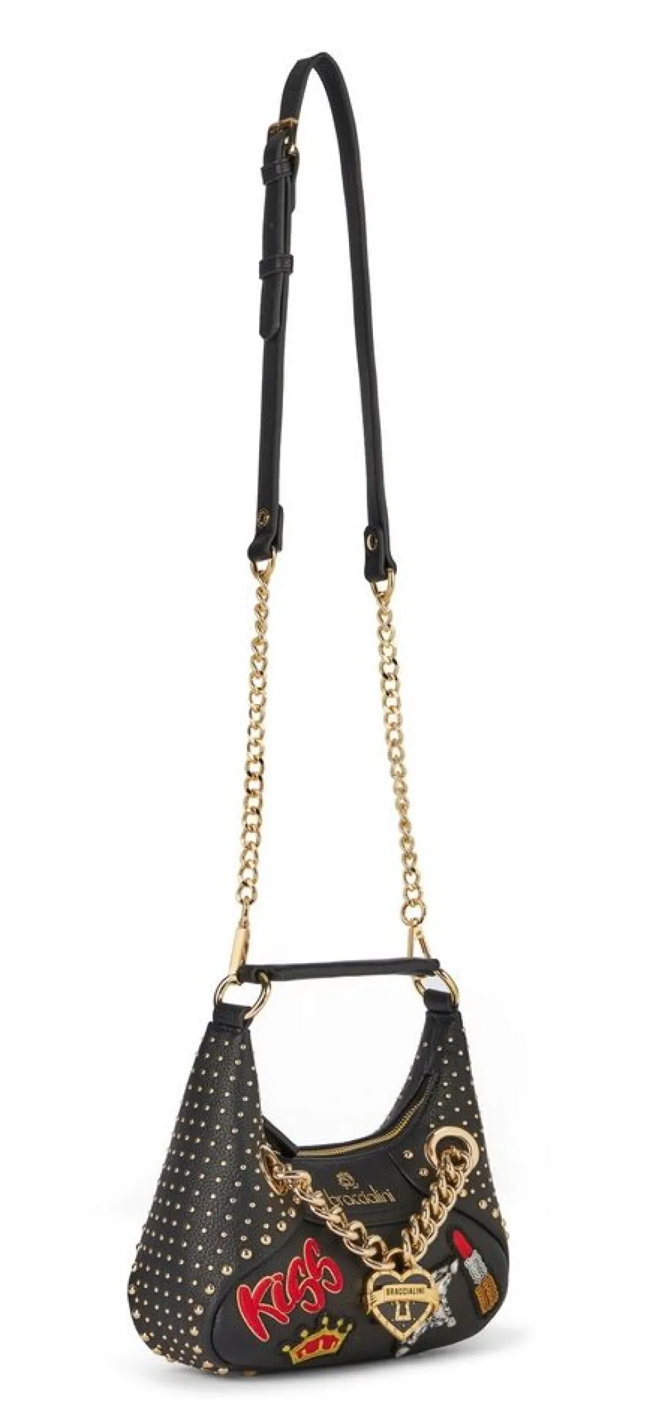 Best Braccialini Borsa a spalla e tracolla Rock Nera