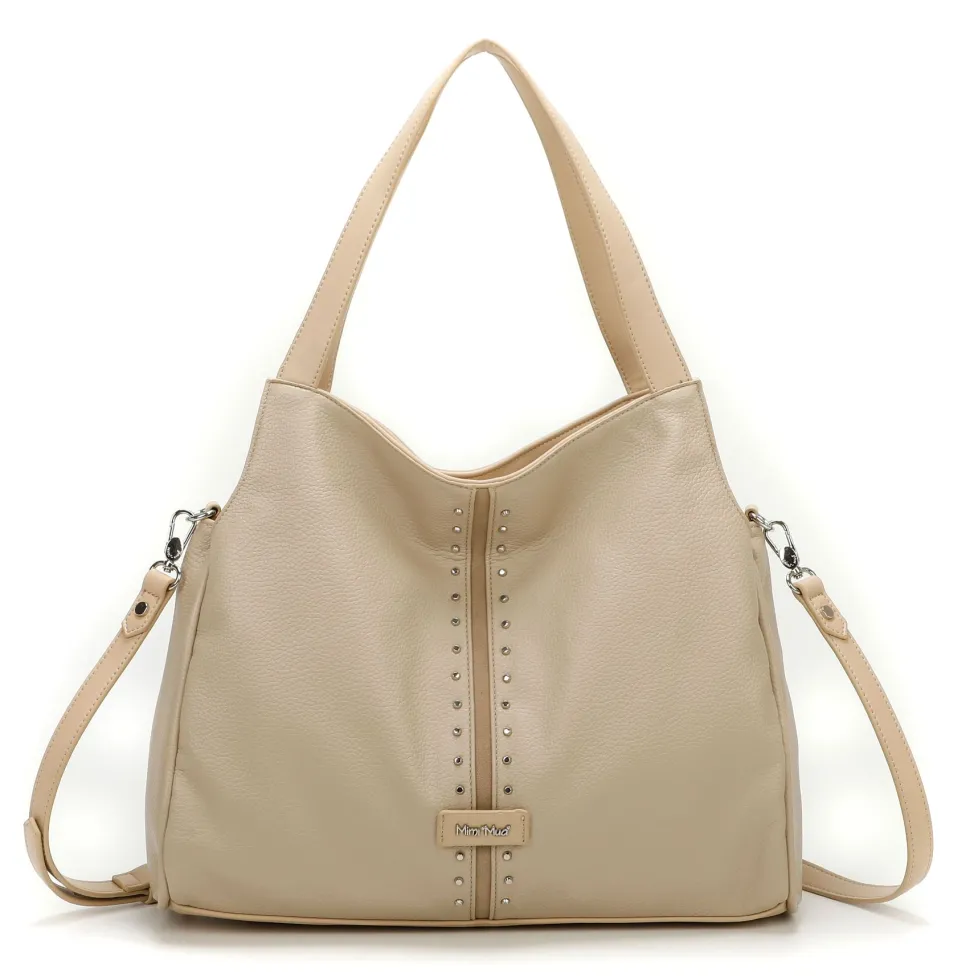 Fashion Mimì-Muà Borsa a spalla e tracolla Beige
