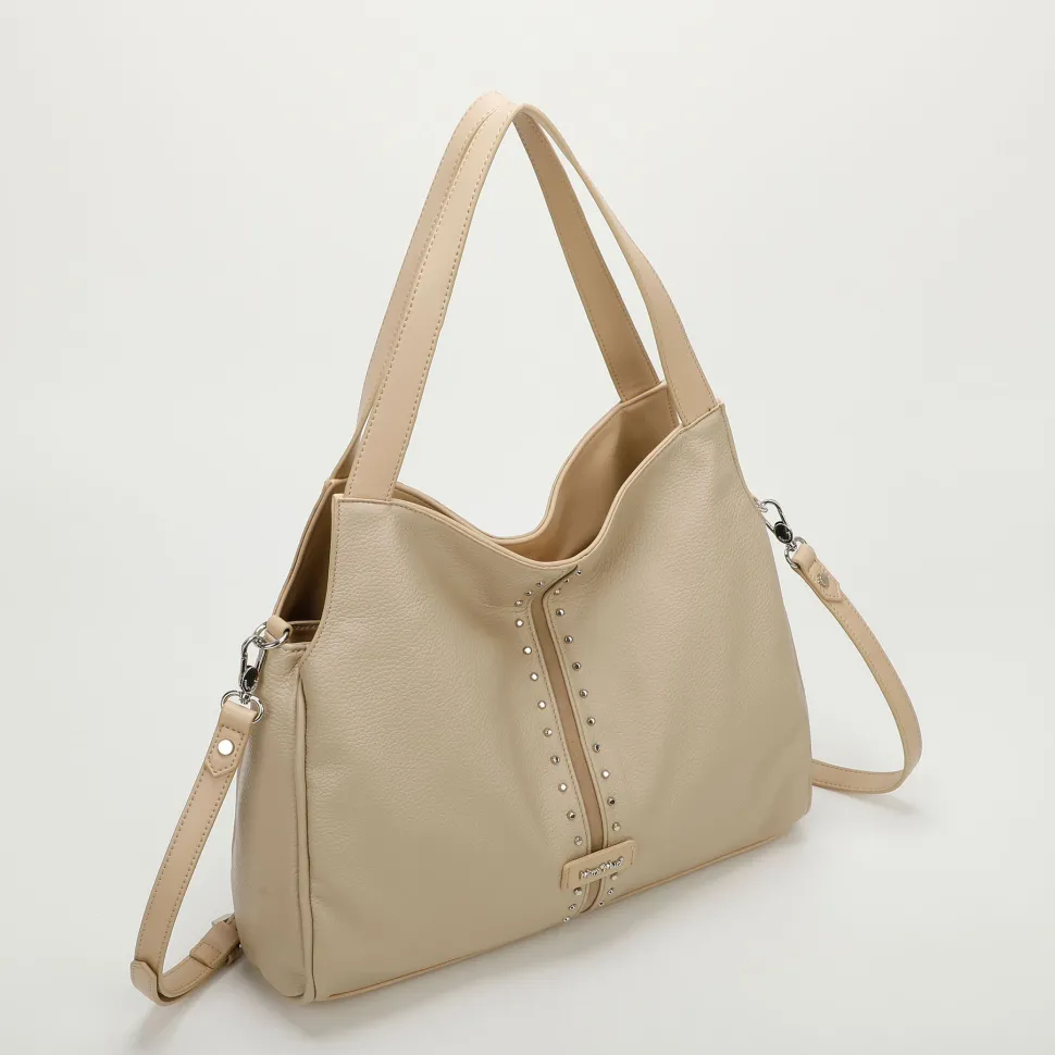 Fashion Mimì-Muà Borsa a spalla e tracolla Beige