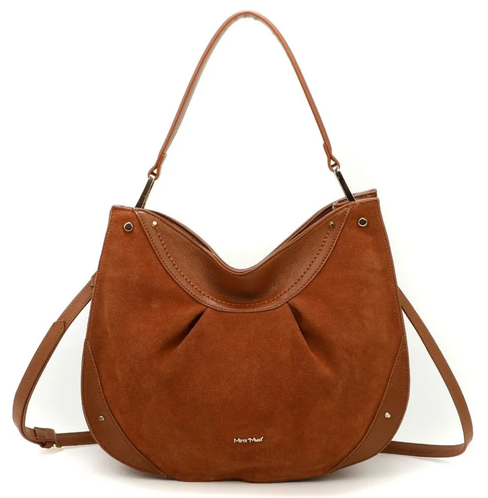 Shop Mimì-Muà Borsa a spalla e tracolla Cuoio