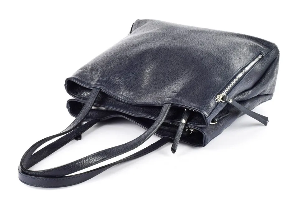 borsa_a_spalla_in_pelle__blu_3-1.webp Best Sale Pronto Moda Borsa a spalla in pelle 20051 Blu
