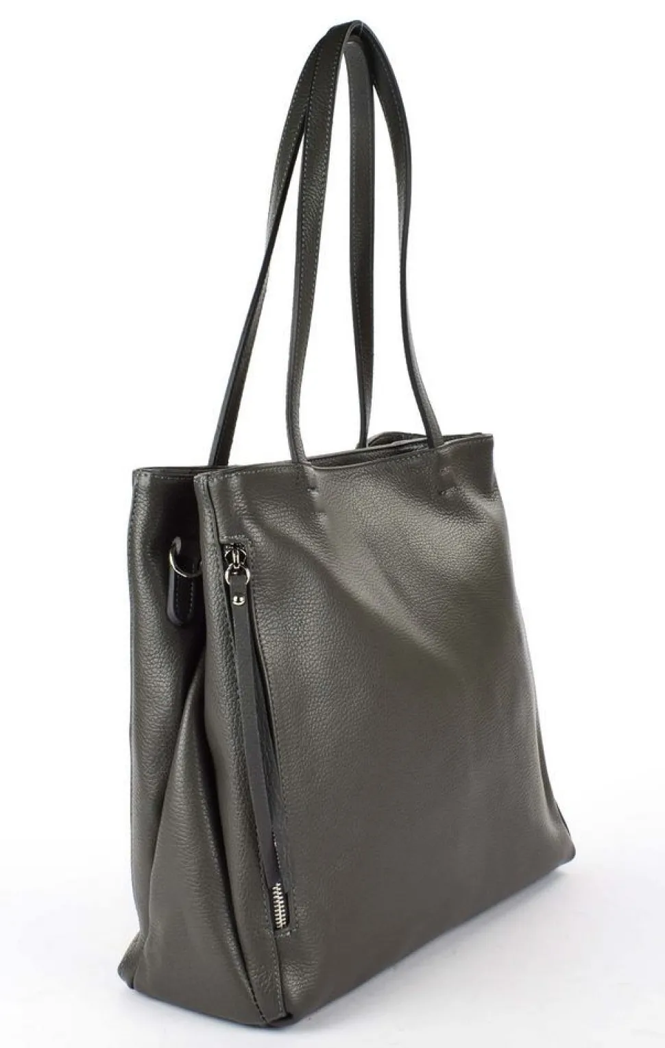 Store Pronto Moda Borsa a spalla in pelle 20051 Grigio Scuro GrigioScuro