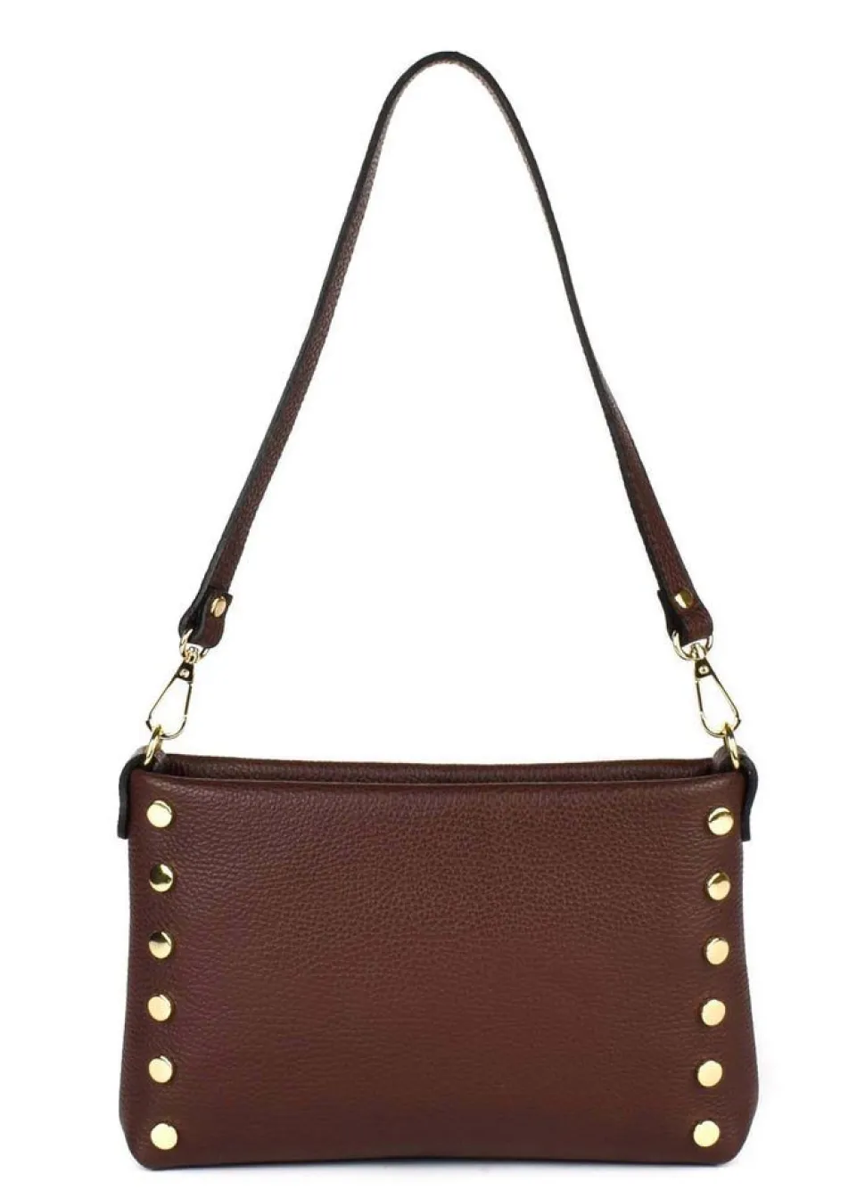 Hot Pronto Moda Borsa a spalla in pelle 20151 Marrone