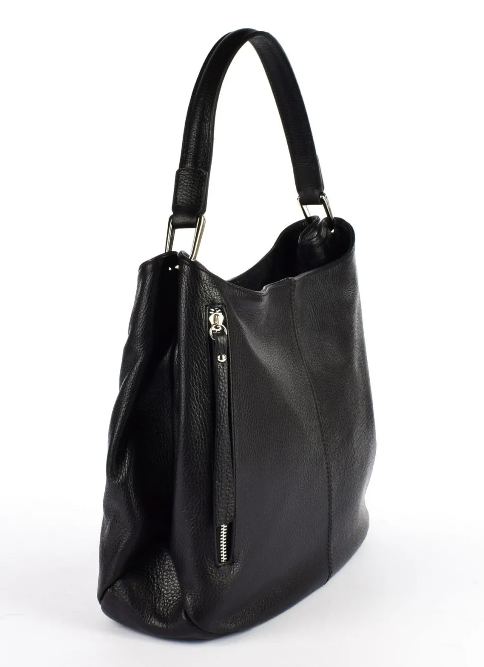 Shop Pronto Moda Borsa a spalla in pelle 20052 Nera Nero