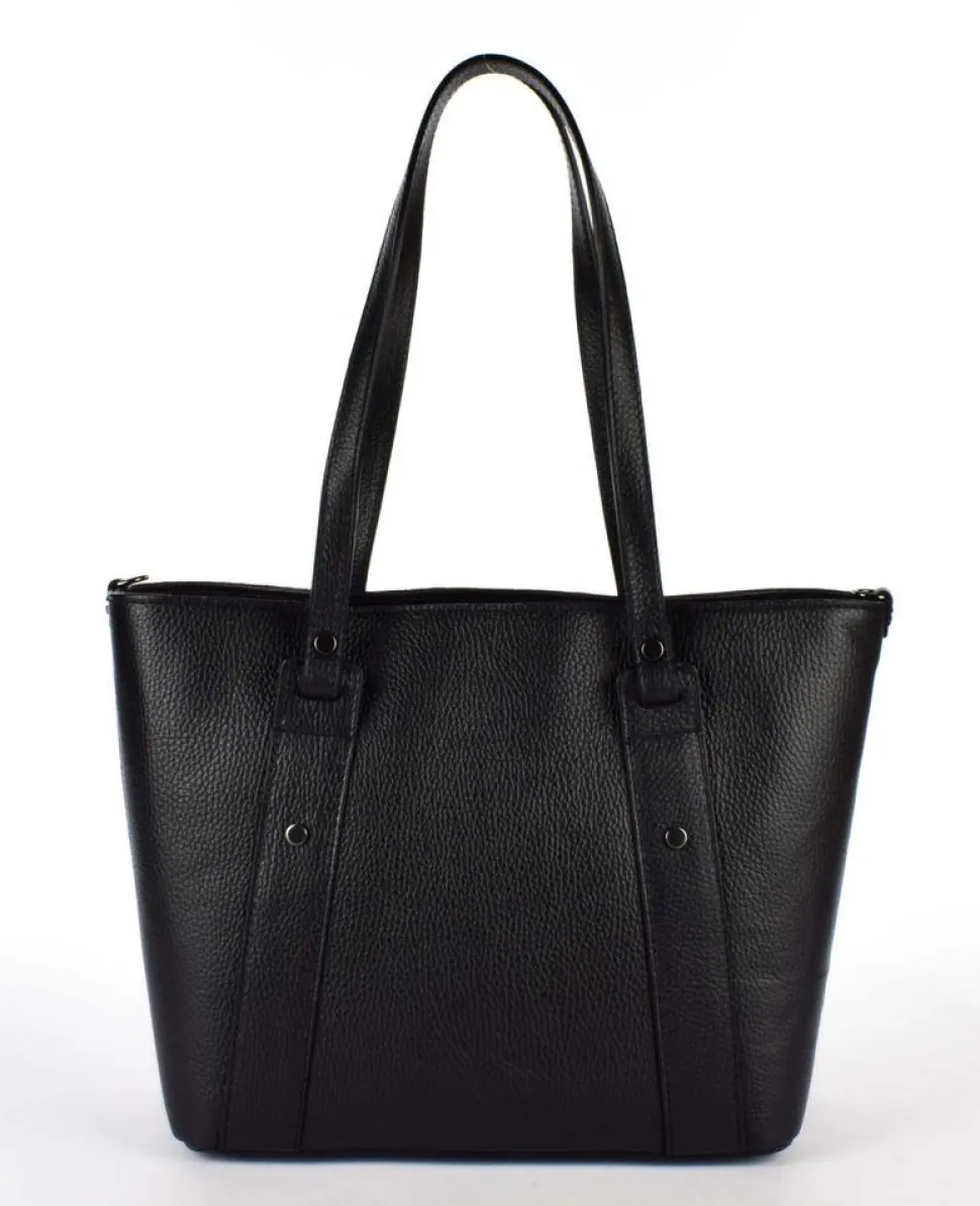 borsa_a_spalla_in_pelle__nero_2.webp Fashion Pronto Moda Borsa a spalla in pelle 20156 Nero