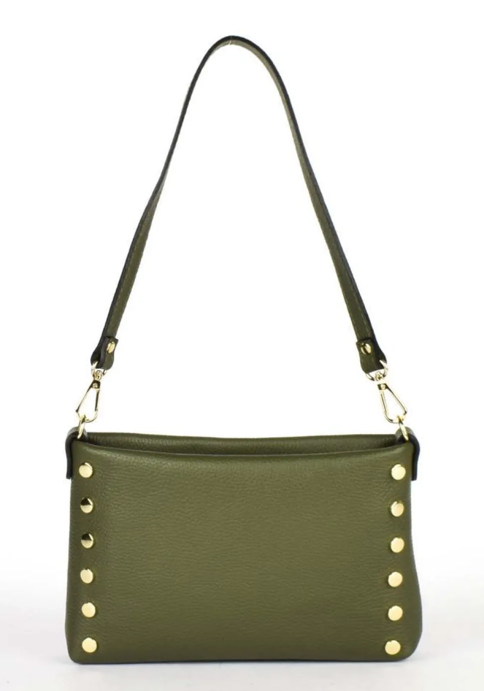 borsa_a_spalla_in_pelle__verde_2.webp Cheap Pronto Moda Borsa a spalla in pelle 20151 Verde