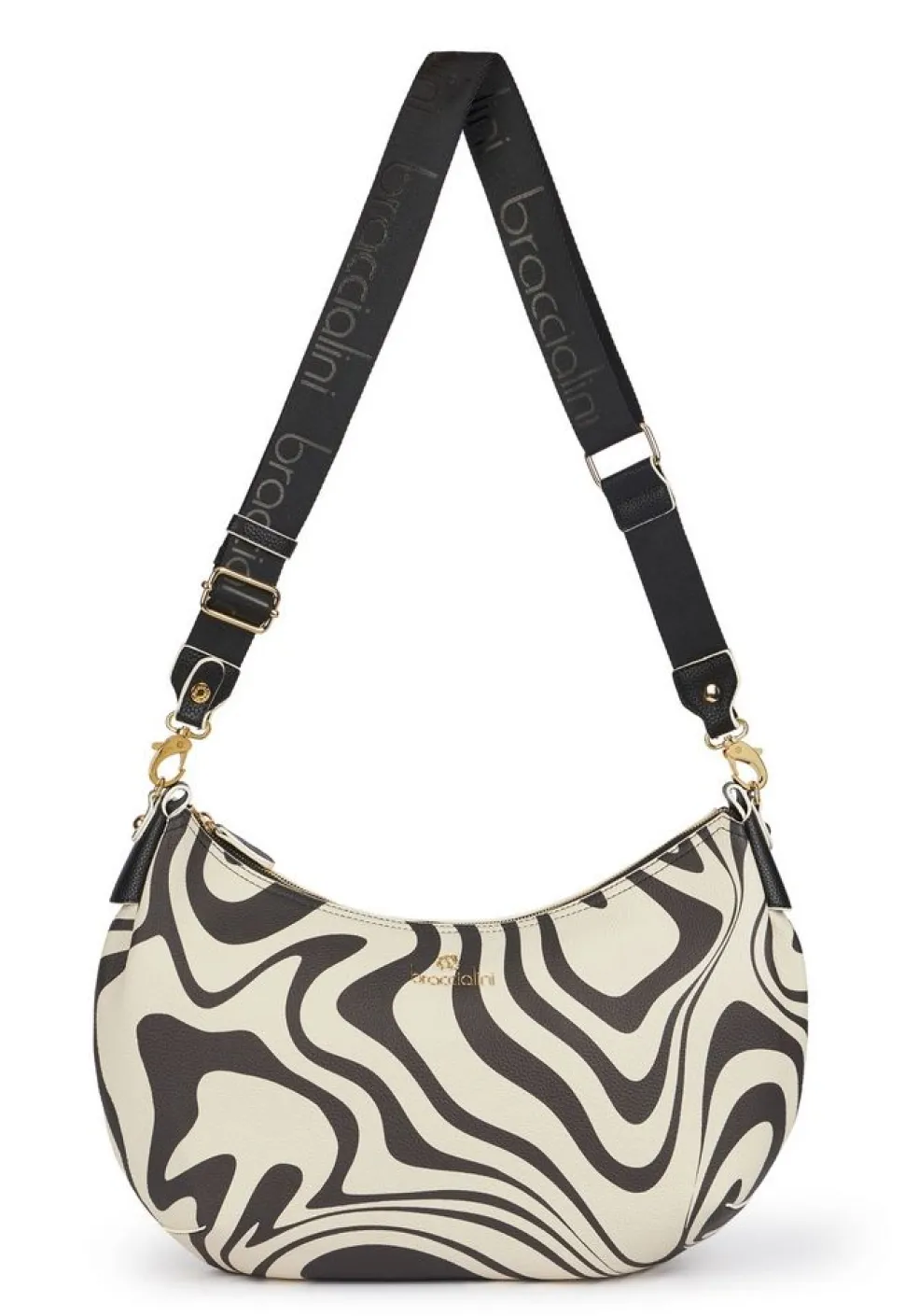 Best Sale Braccialini Borsa a tracolla Beth Print Zebra