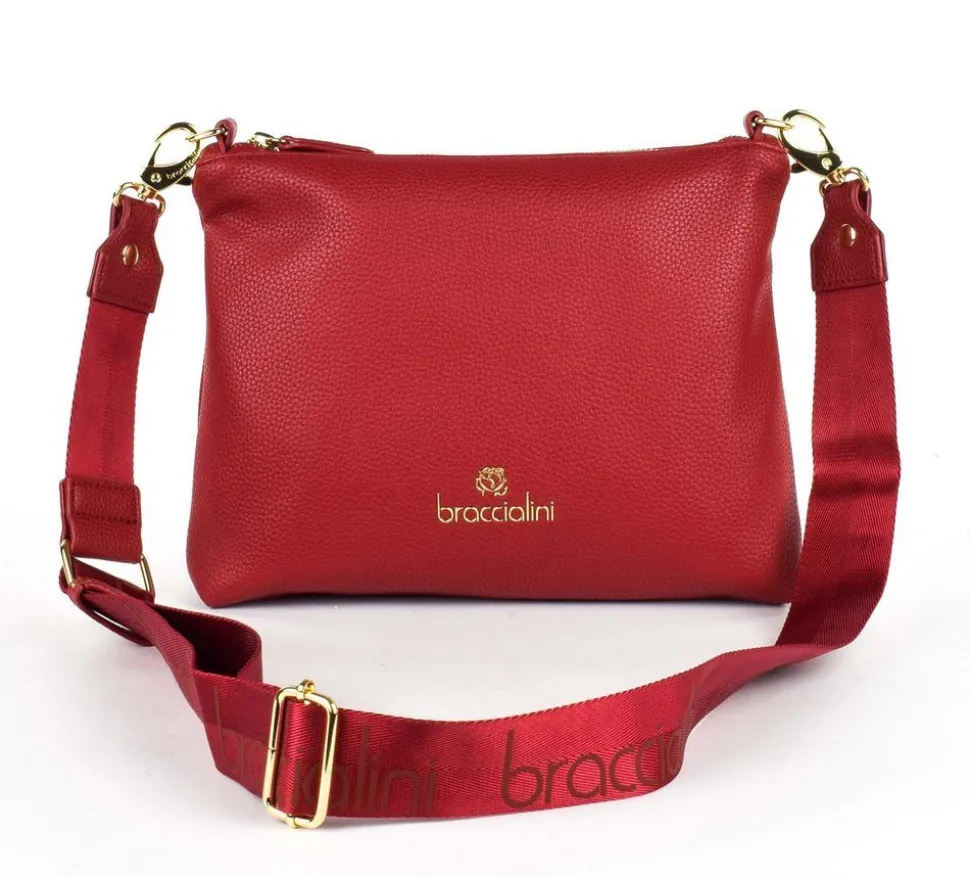 Hot Braccialini Borsa a tracolla Beth Rossa Rosso